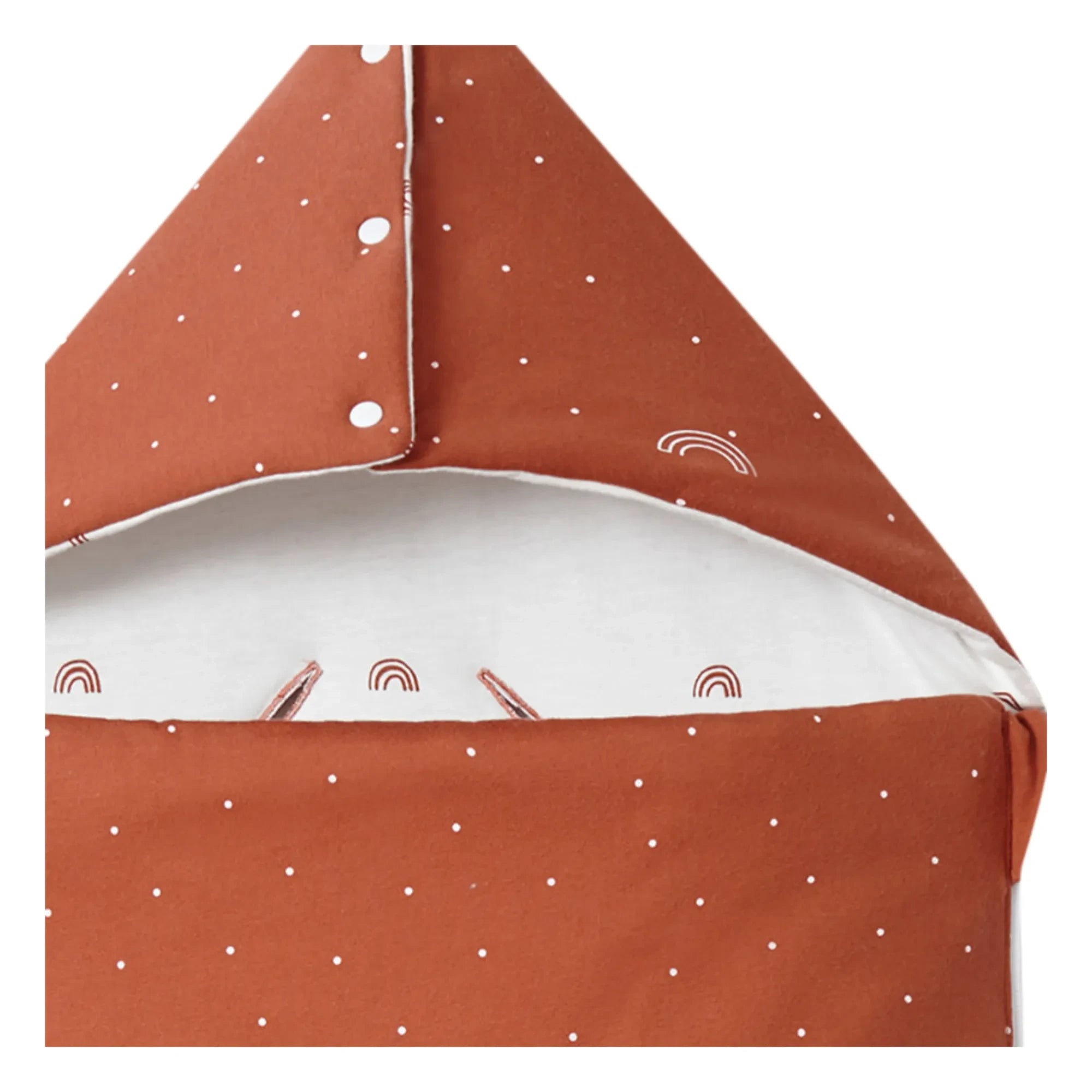 Les Petites Billes - Double-Sided Multi-Season Baby Mattress | Terracotta