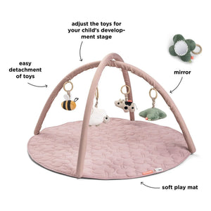 Done by Deer - Tiny Farm Play Mat | Pink