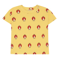 The Campamento - Coccinelles Organic Cotton Baby T-Shirt | Yellow