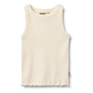 Wheat - Minka Organic Cotton Ribbed Tank Top | Ivory