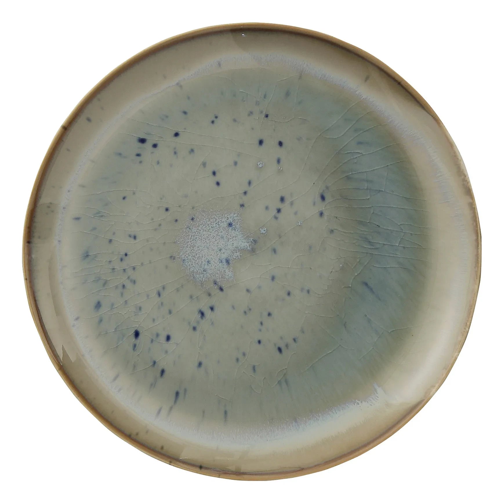 Bloomingville - Heather Ceramic Plate - D27 cm | Gray-Green