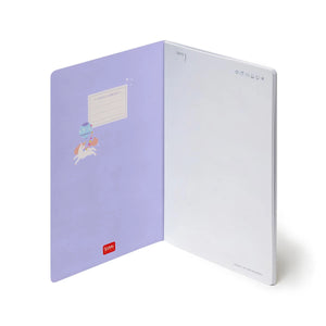 Legami - A5 Blank Defter ile Illustrated Hard Kılıf - Tek Boynuzlu At