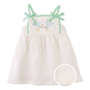 Gingersnaps - Aviana Embroidered Dress | White