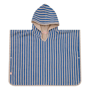 Jera Mini - Striped Bath Towel Poncho | Light Pink