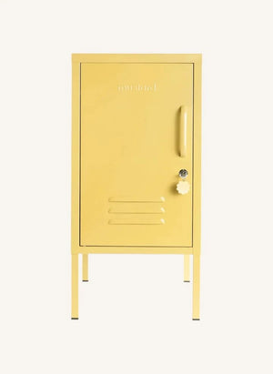 Mustard Made - Short Metal Nightstand | Faded Yellow