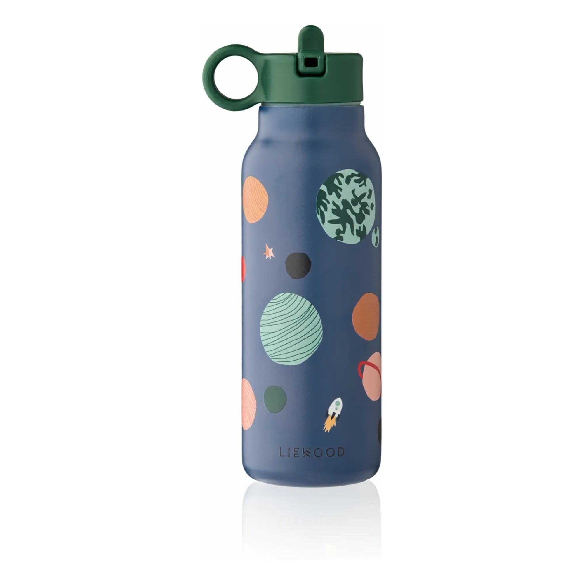 Liewood - Falk stainless steel water bottle - 350 ml | Universe/Classic Navy
