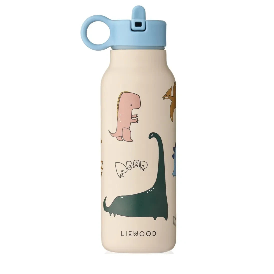 Liewood - Falk Water Bottle - 350 ml | Dino roar/Sandy