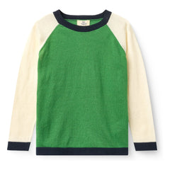 Copenhagen Colors - Color Blocked T-shirt Organic cotton knitted | Green