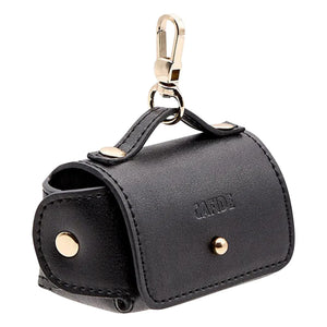 Cafide - Vegan Leather Bag Dispenser | Black