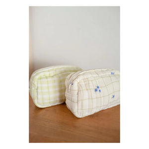 Soft Spot - Organic Cotton Blueberry Makeup Bag