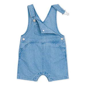 Petit Bateau - Light Blue | Organic Cotton Denim Dungarees