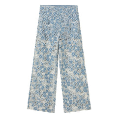 The Tiny Big Sister - Cotton Pants | Blue