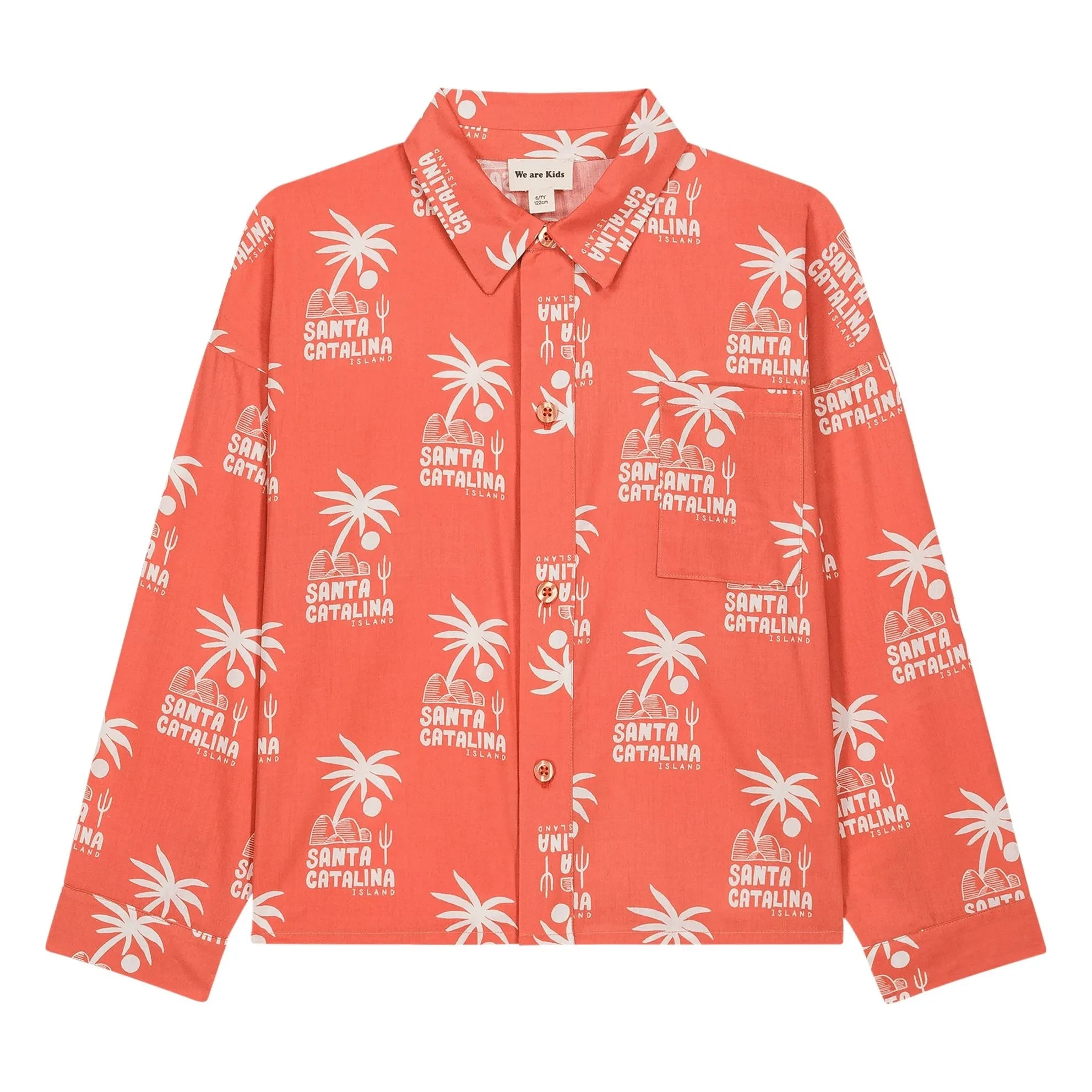 We Are Kids - Aurel Palm Shirt Organic Cotton | Orange