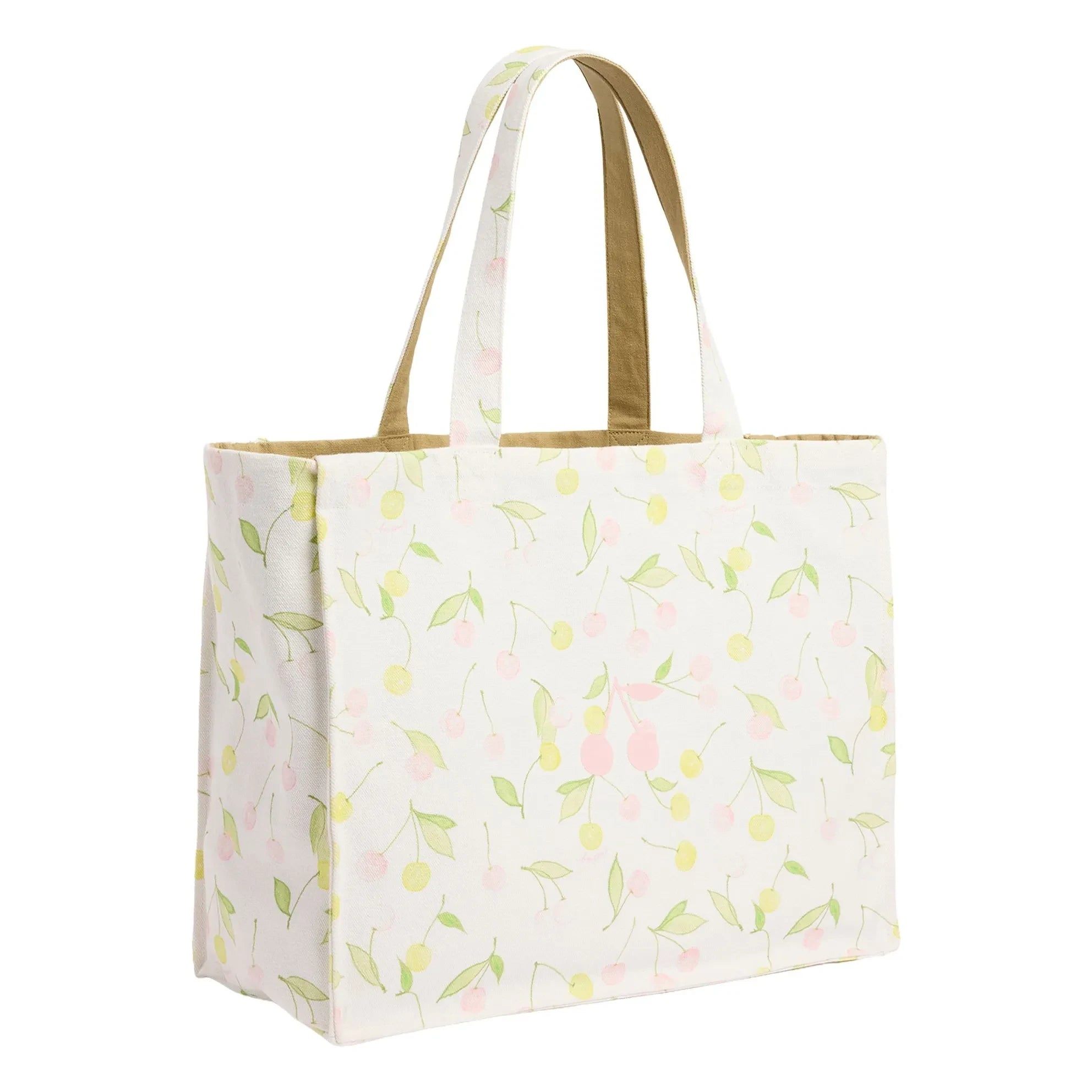 Bonpoint - Emiko Cherry | Ecru Tote Bag