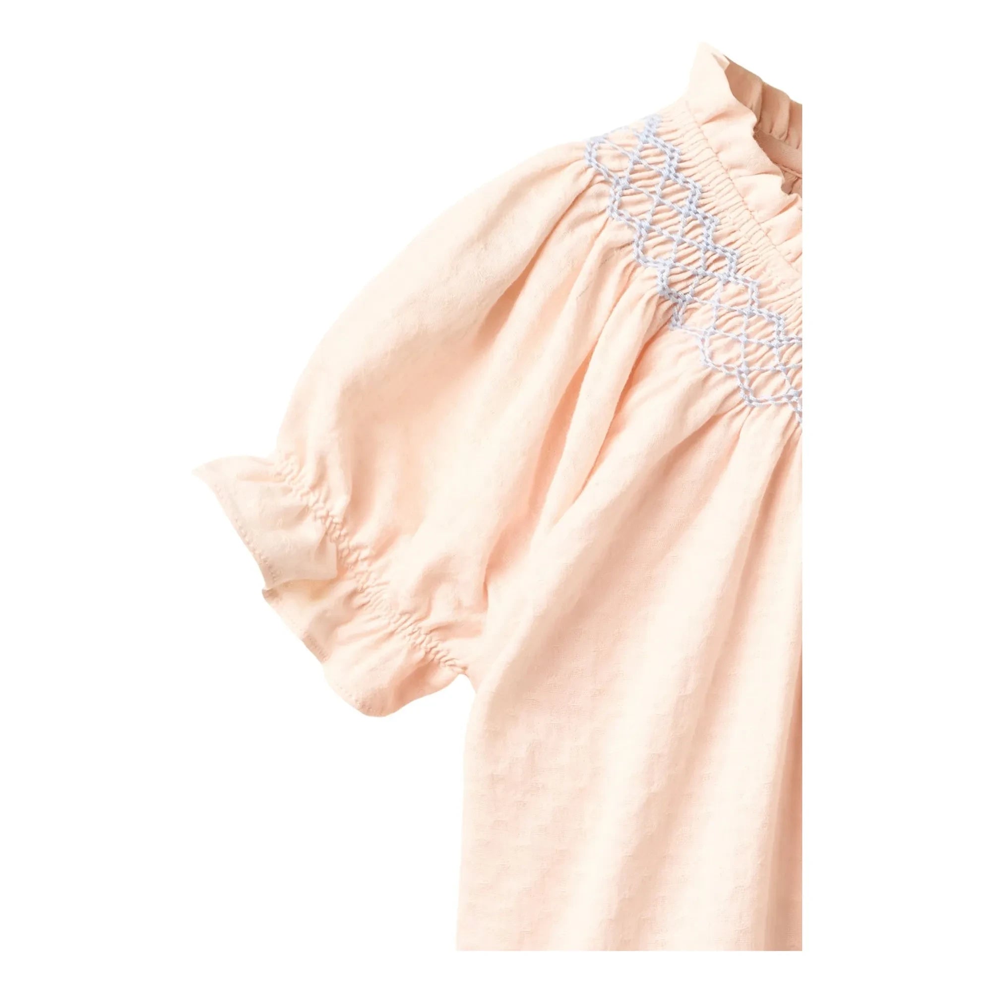 Copenhagen Colors - Organic Cotton Gathered Blouse | Lychee Pink
