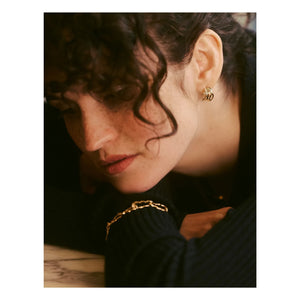 Louise Damas - Nami Small Hoop Earrings | Gold