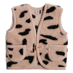 Alwero - Alpen Cheetah Sleeveless Vest | Beige