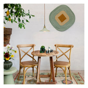 Madam Stoltz - Sea Grass Wall Decor | Turquoise