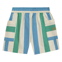 Bonton - Striped Lois Pocket Shorts | Ecru