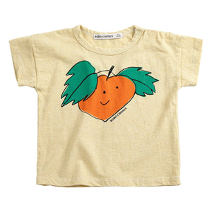 Bobo Choses - Orange Organic Cotton Baby T-Shirt | Yellow