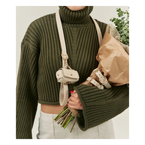 Cafide - Vegan Leather Bag Dispenser | Beige
