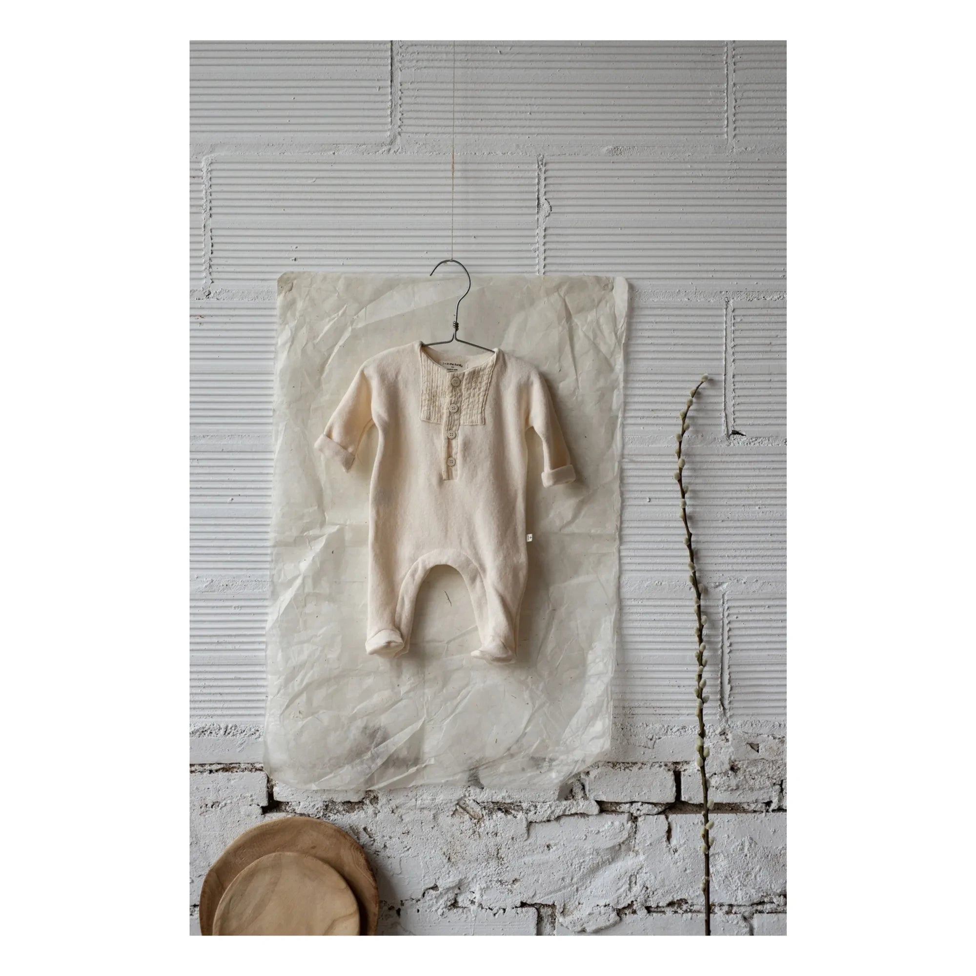 1+ in the Family - Gael Pajama Set | Ecru