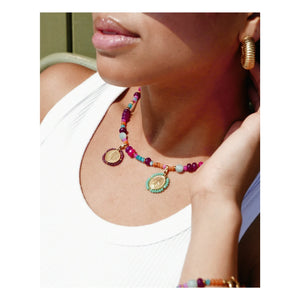 Palas - Gallipoli Necklace | Pink