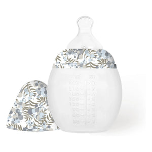 Elhée - Mimosa Field Medical Silicone Baby Bottle and Physiological Pacifier - Elhée x Liberty | Light Blue