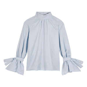 Maria de la Orden - Bosco Recycled Fiber Blouse | Light Blue