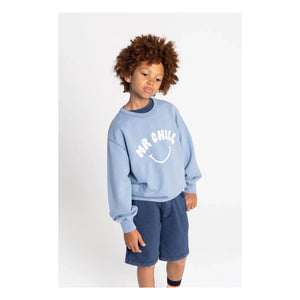 Hundred Pieces - Ryde Organic Cotton Sweatshirt | Gray Blue