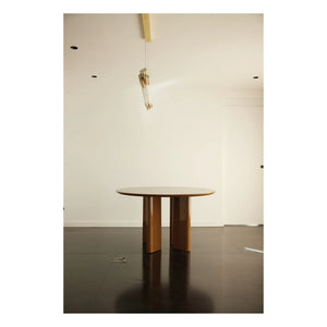 Gabrielle Paris - Joe Round Dining Table | Caramel
