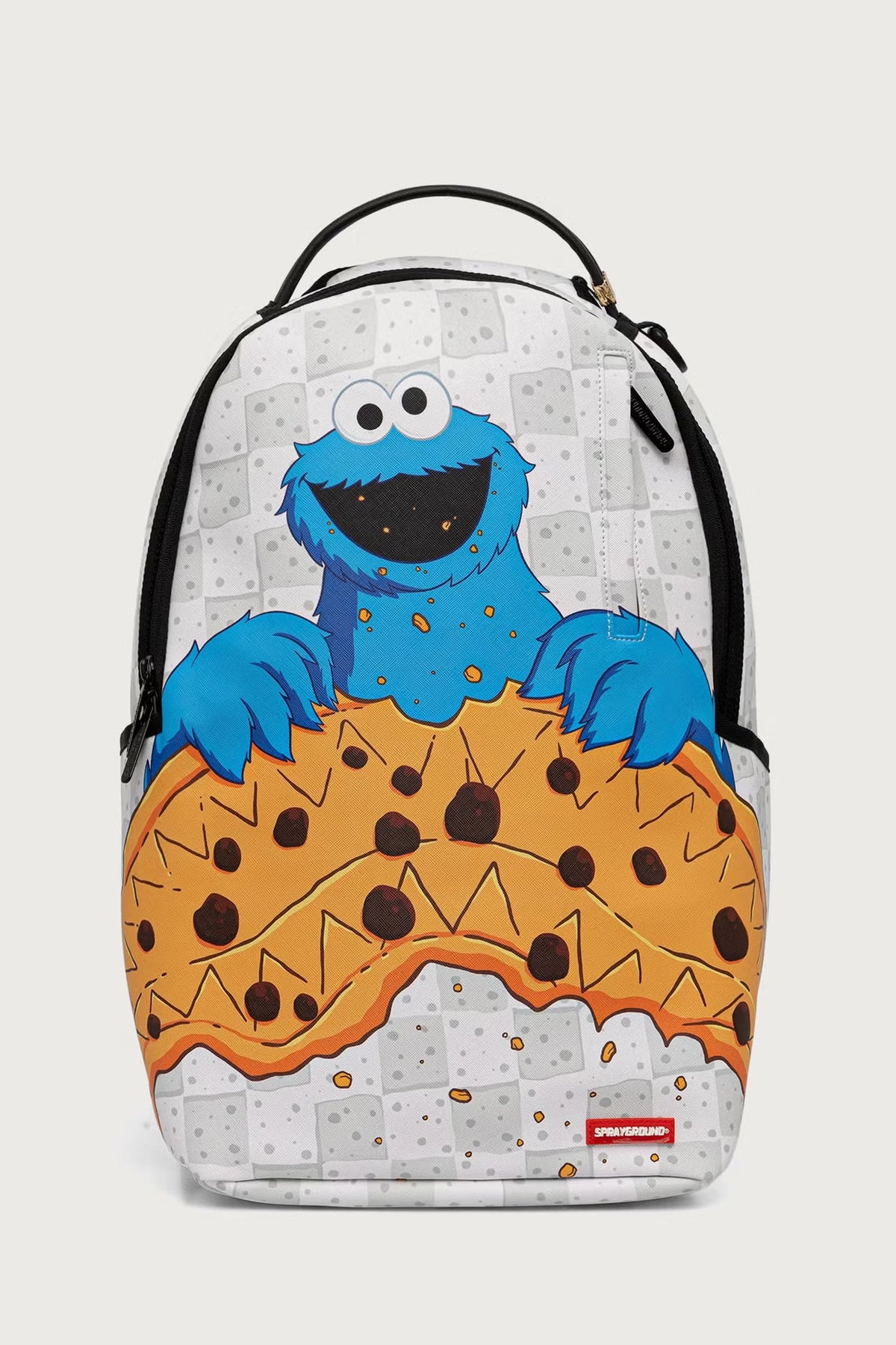 Sprayground - Sesame Street Cookie Monster White Backpack 910B9124NSZ
