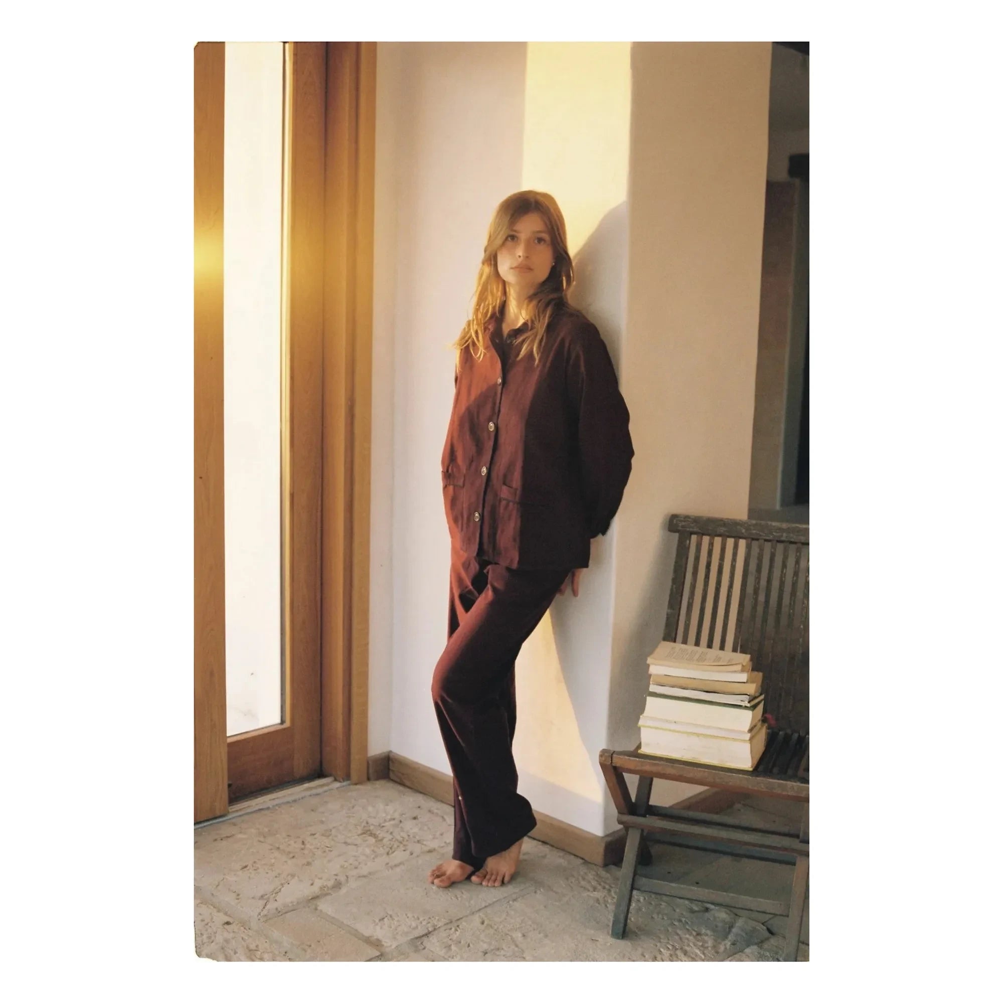 Scarlette Ateliers - Claudine Jasper Pajamas | Burgundy