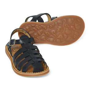 Pom d'Api - Dad Stitch Beach Sandals | Navy Blue
