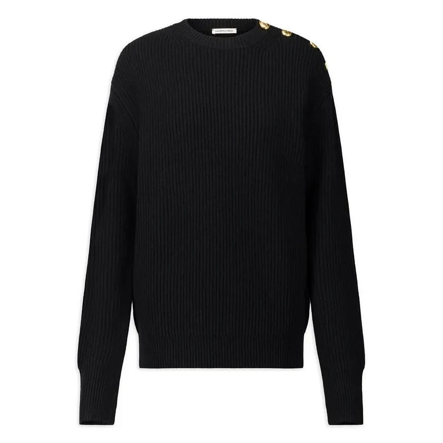 Laurence Bras - Wool Bobbin Sweater | Black
