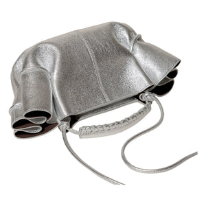 Hereu - Arta Mini Metallic Bag | Silver