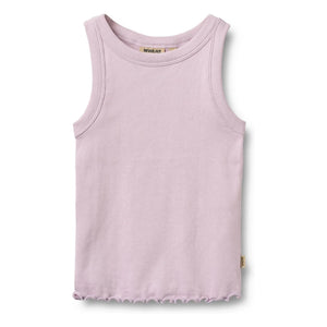 Wheat - Minka Organic Cotton Ribbed Tank Top | Lavender