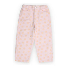 the new society - Smiley Cotton Jeans BCI | Light Pink