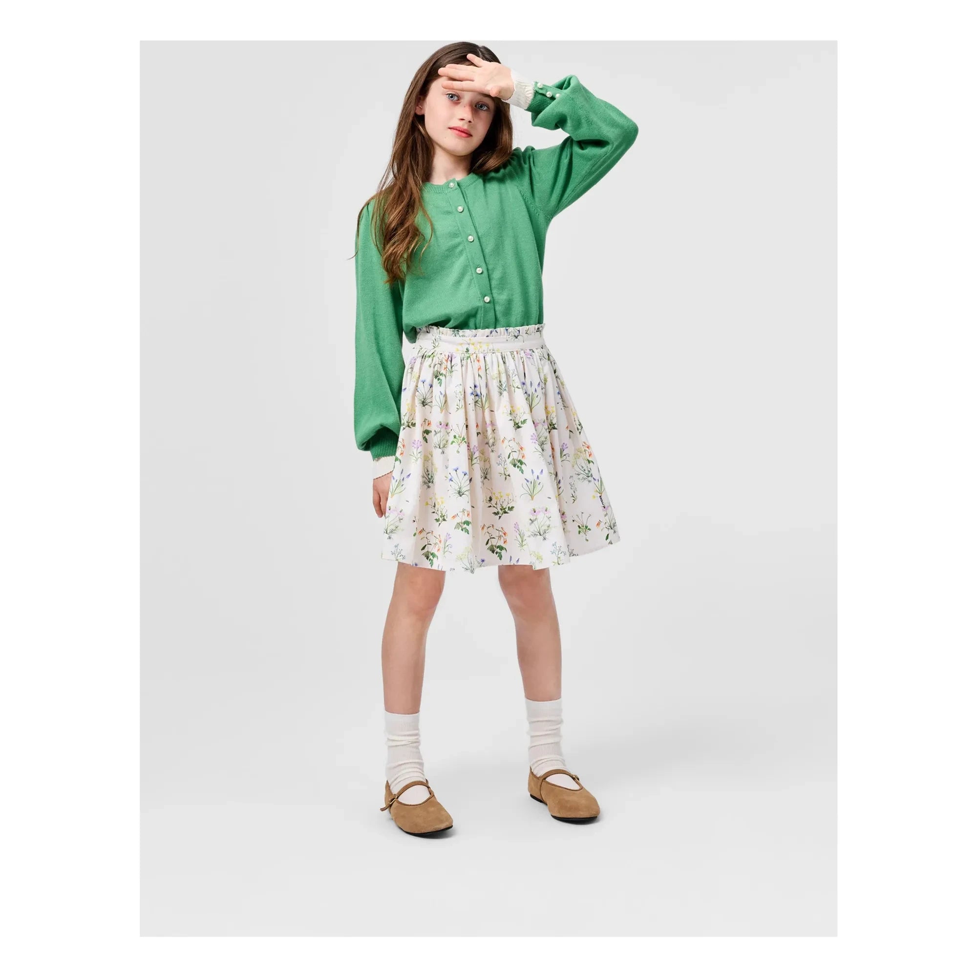 Molo - Guinevere Organic Cotton Cardigan | Green