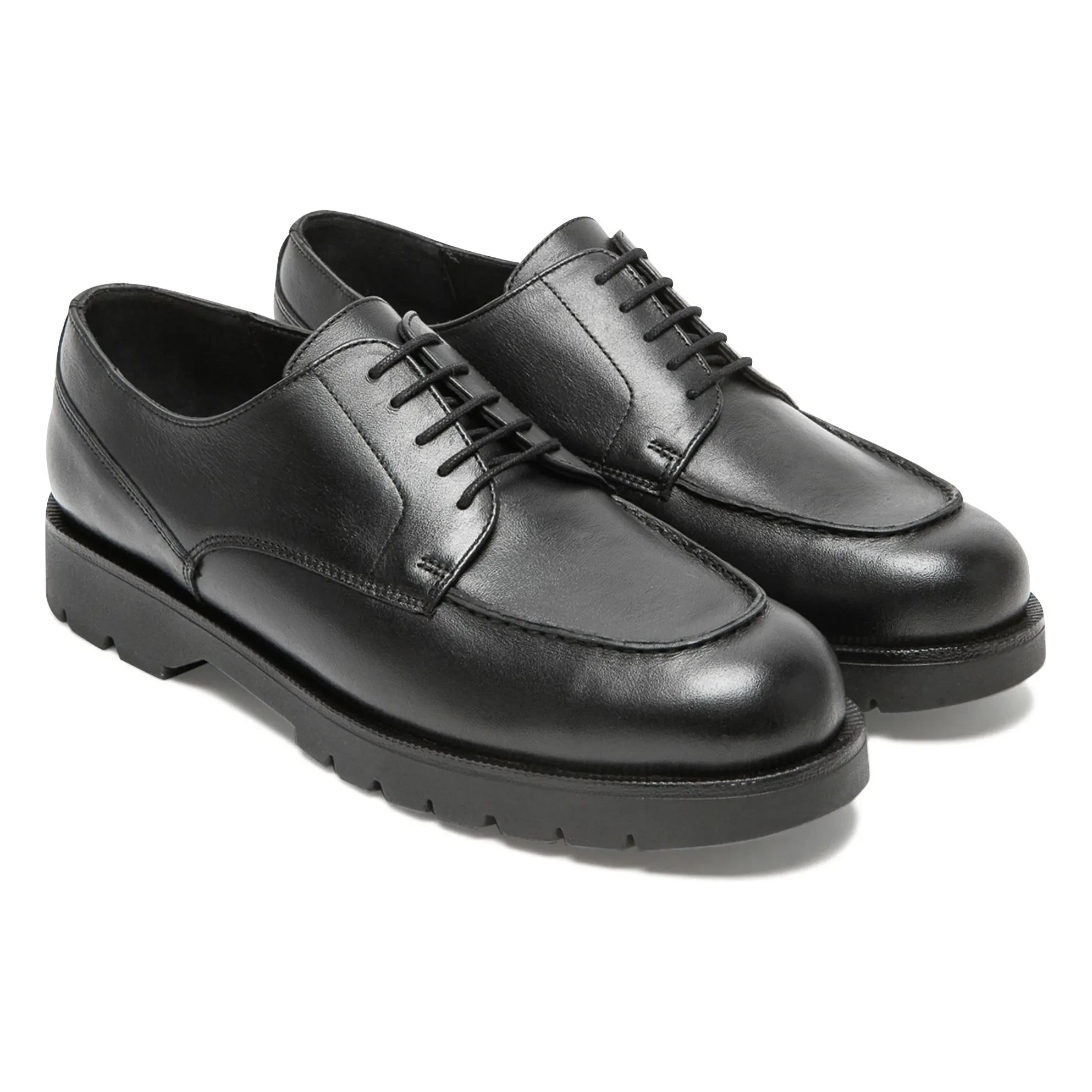 Kleman - Frodan Leather Derby Shoes | Black