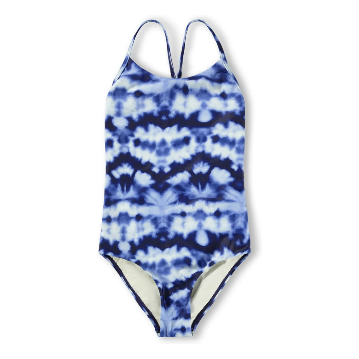 Molo - Nanna Tie-Dye Swimsuit Made from Recycled Fibers | Blue