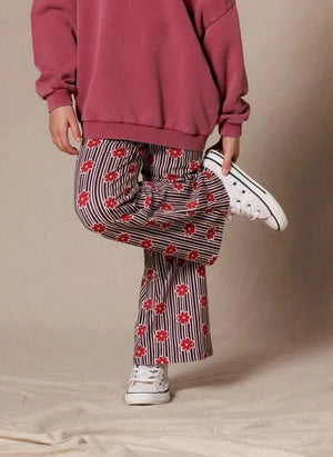 Apaches - Flera Striped Pants | Navy