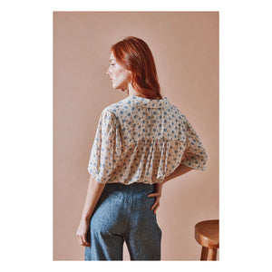 Emile et Ida - Printed Blouse | Blue