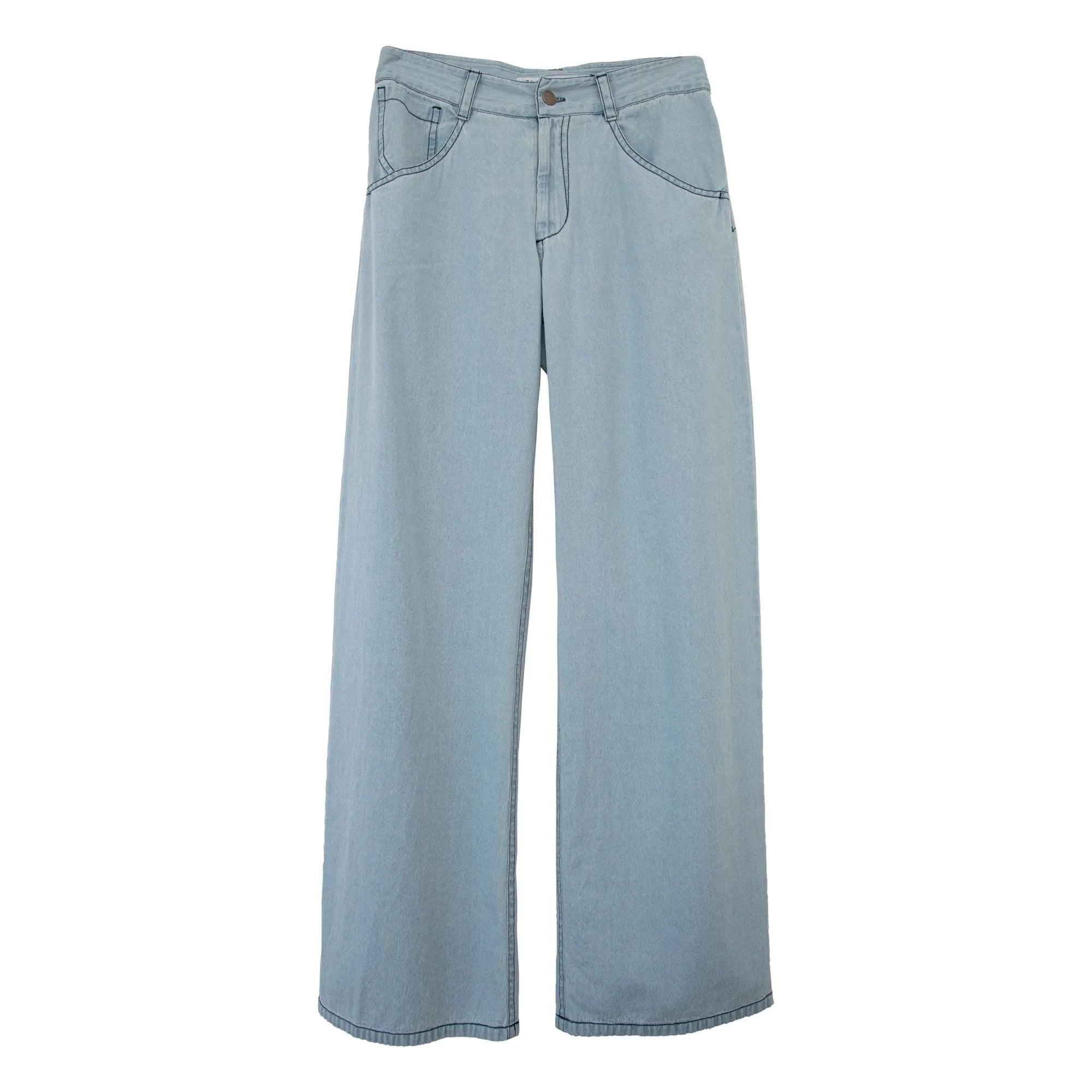THEAVANT - Zeynep Wide Leg Pants | Blue