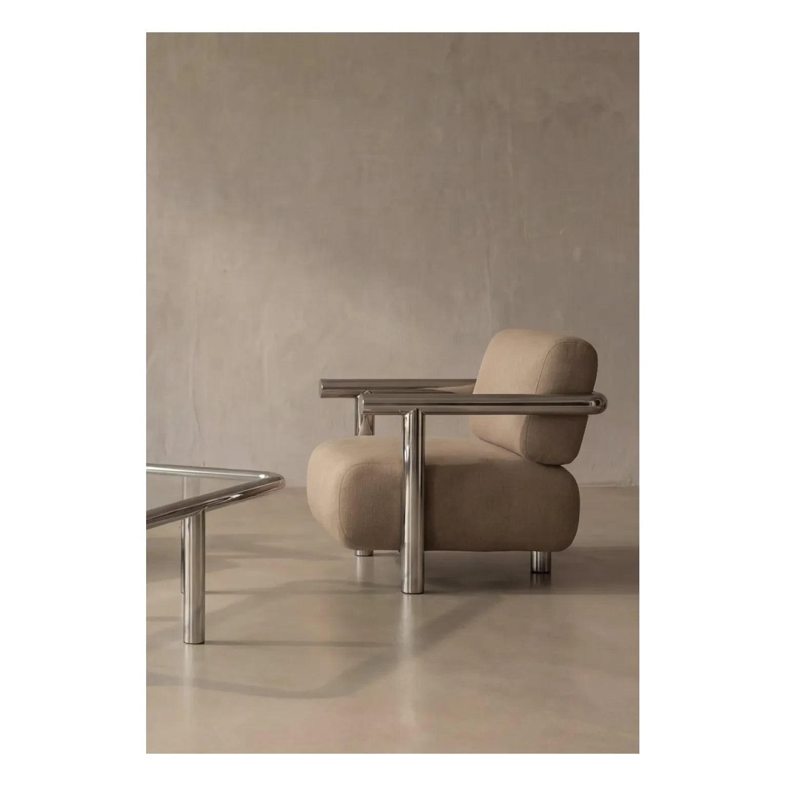 Gabrielle Paris - Claude 70 Velvet Armchair | Brown