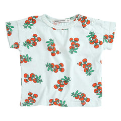 Bobo Choses - Organic Cotton Tomato T-Shirt | Light Blue