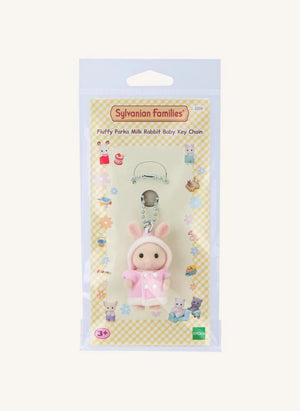 Sylvanian Families - Cream and Pink Rabbit Keychain