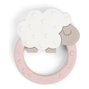 Done by Deer - Sheepy Teething Ring | Pink