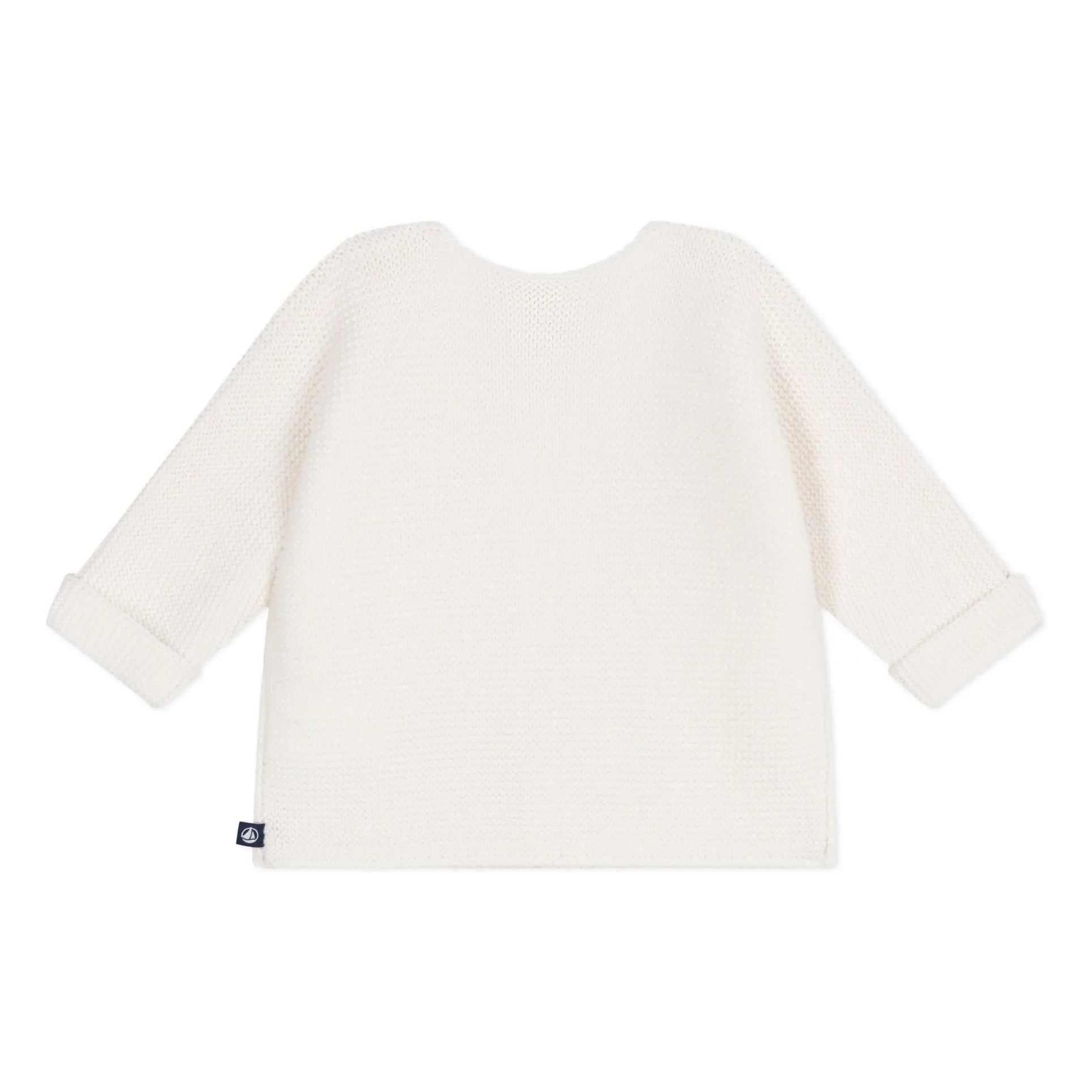 Petit Bateau - Barby Organic Cotton Cardigan | White