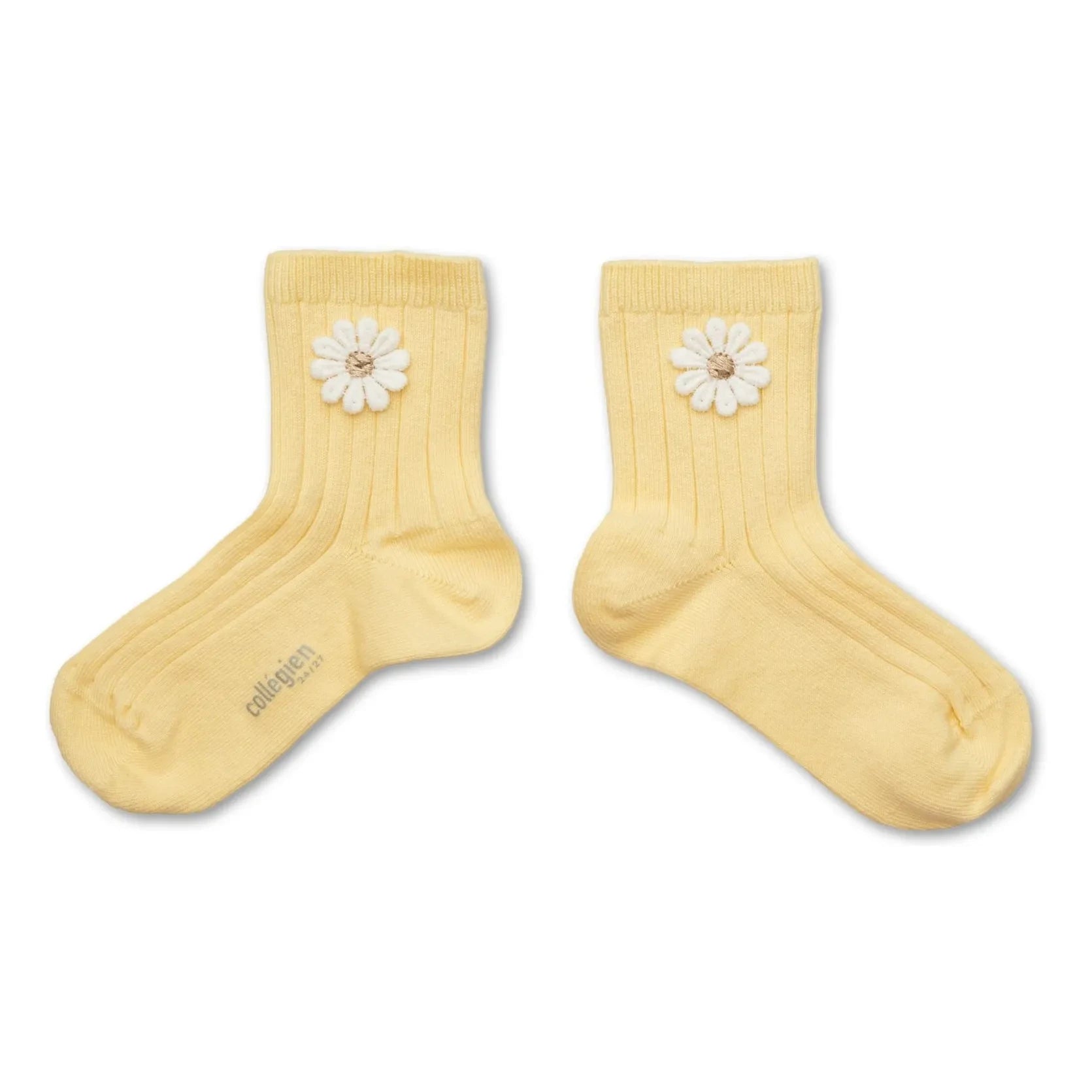 Collégien - Bérénice Flowers Socks | Vanilla